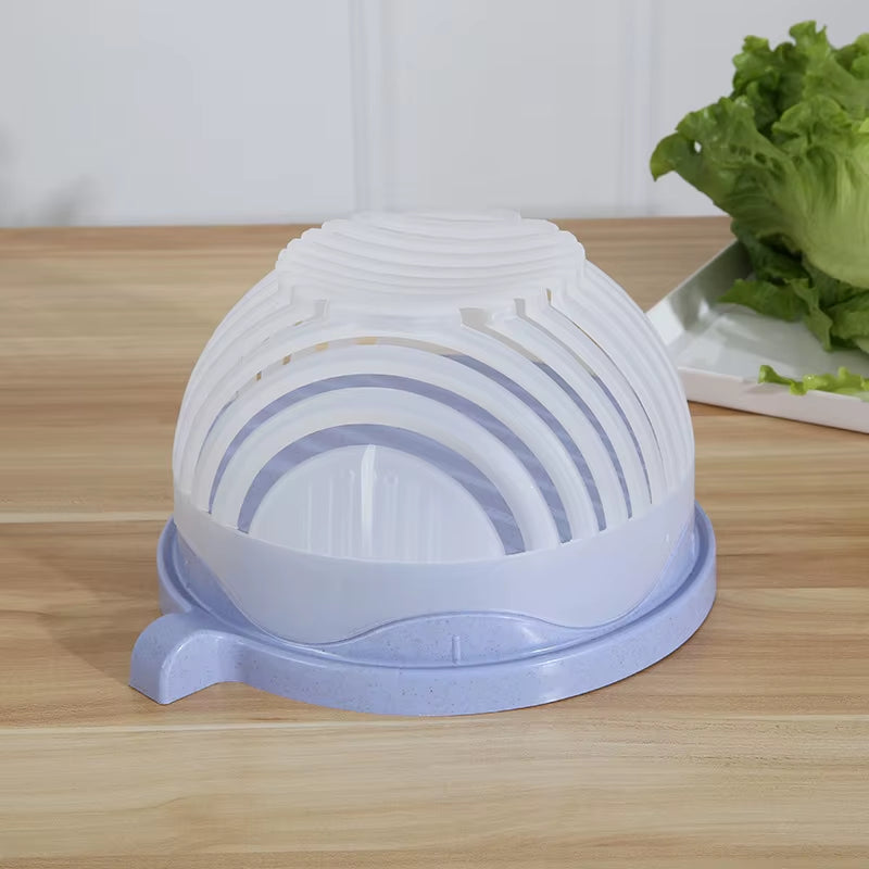 1PC Vegetable Salad Cutter Cutting Bowl Chopper for Vegetable Slicecut Fruit Salad Kitchen Tools Accessorie Gadgets Kitchen Item
