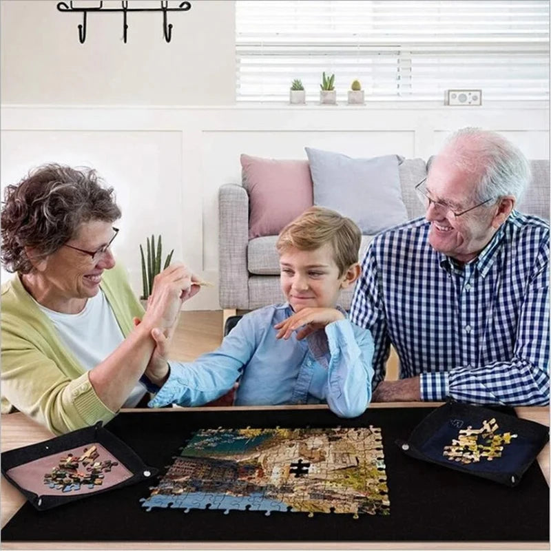 PuzzleMate™ Roll-Up Felt Mat – Portable Puzzle Storage for up to 3000 Pieces