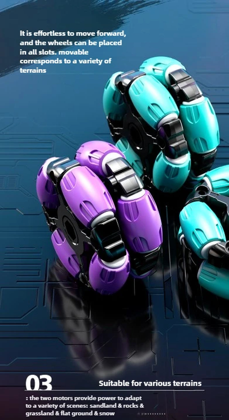 Six-Wheeled Remote Control Tank Car Gesture Sensor Can Be against the Launching of Water Bombs Children'S Toy Car