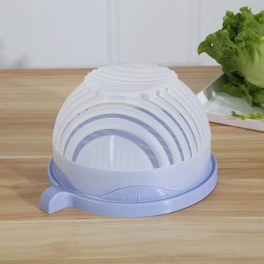 1PC Vegetable Salad Cutter Cutting Bowl Chopper for Vegetable Slicecut Fruit Salad Kitchen Tools Accessorie Gadgets Kitchen Item