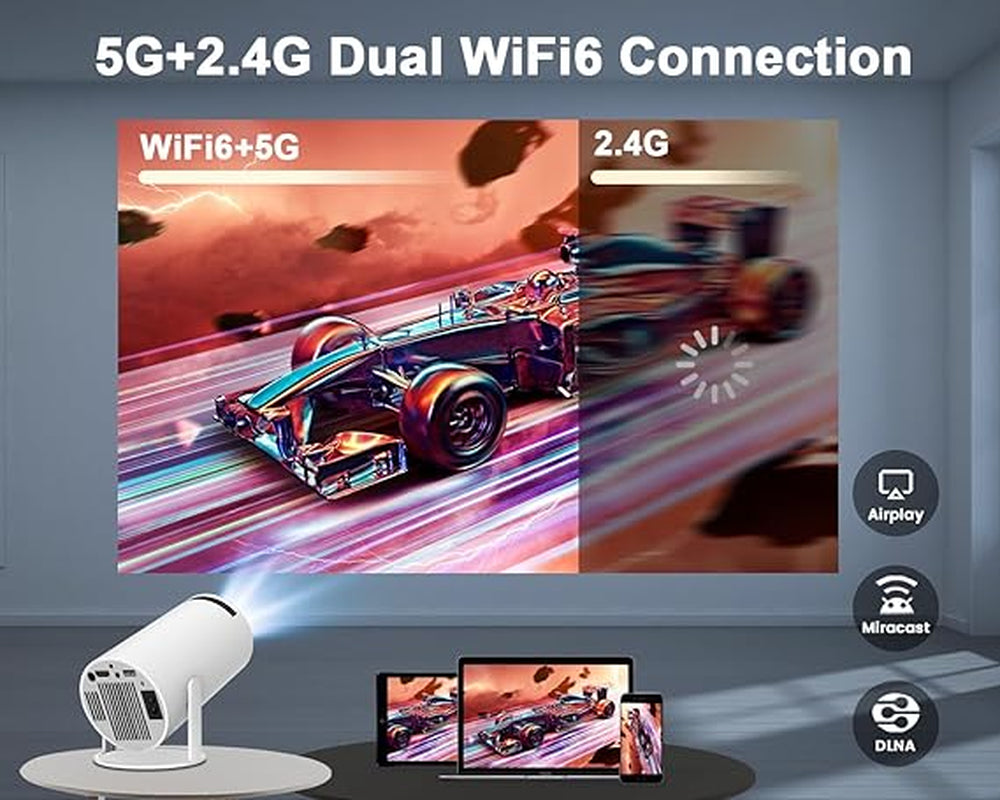CineFlex 180° Smart Projector – Watch Anywhere, Anytime