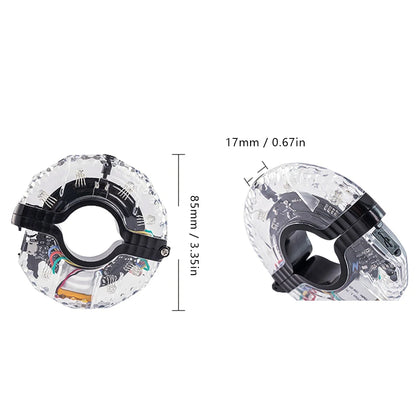 Colorful Bicycle Spoke Lights 300Mah LED Bicycle Wheel Hub Light USB Rechargeable Waterproof Safety Warning Decoration