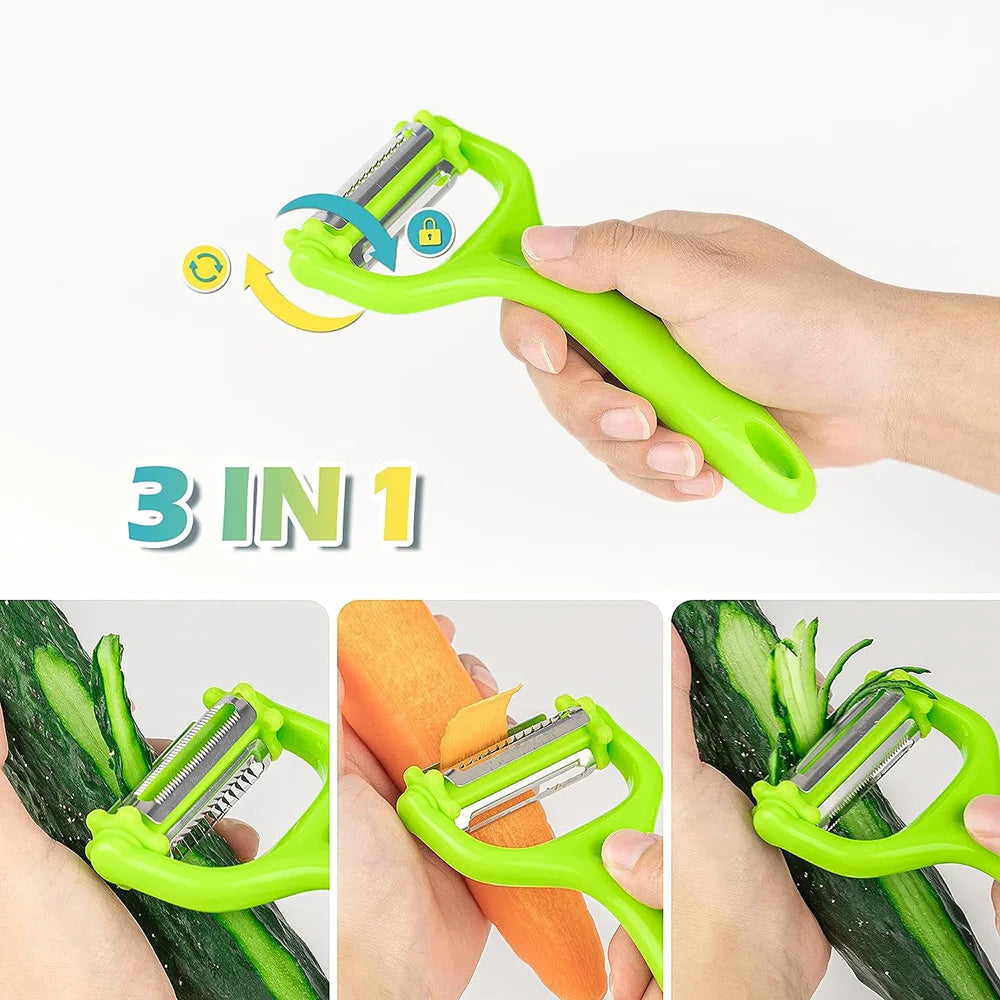 Herb Scissors Stainless Steel 5 Blade Kitchen Shears Household Vegetable Cutter with Cover Multifunctional Kitchen Gadgets