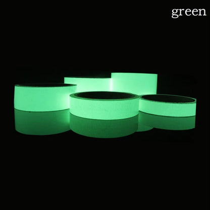Luminous Fluorescent Night Self-Adhesive Glow in the Dark Sticker Tape Safety Security Home Decoration Warning Adhesive Tape