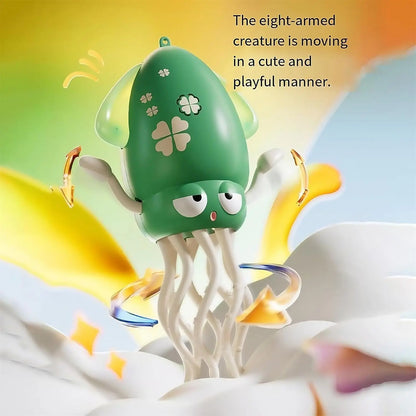 Electronic Dancing Octopus Auto-Avoid Crawling Octopus Dancing Animal Interactive Educational Sensory Toy Kid Birthday Gift