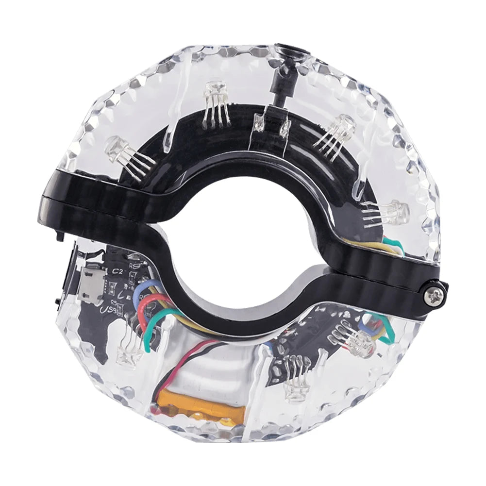 Colorful Bicycle Spoke Lights 300Mah LED Bicycle Wheel Hub Light USB Rechargeable Waterproof Safety Warning Decoration