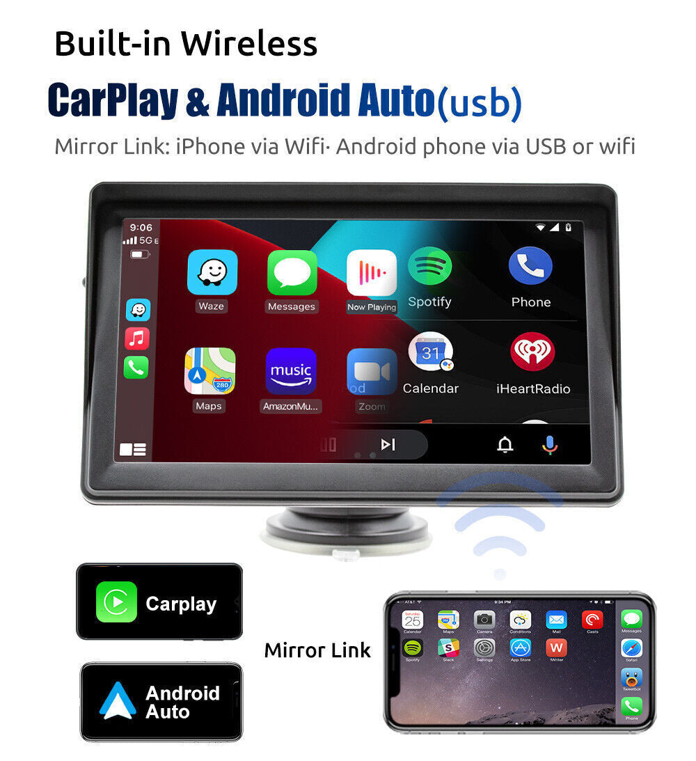 Apple Carplay and Android Auto Smart 7" screen