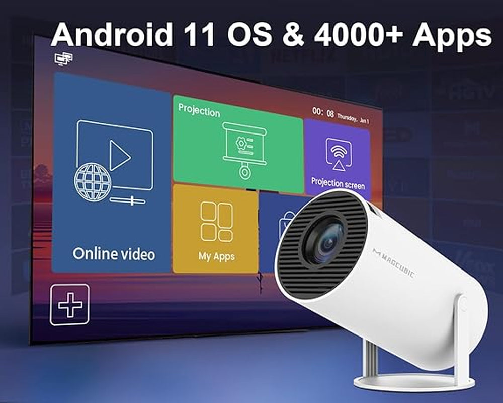 CineFlex 180° Smart Projector – Watch Anywhere, Anytime