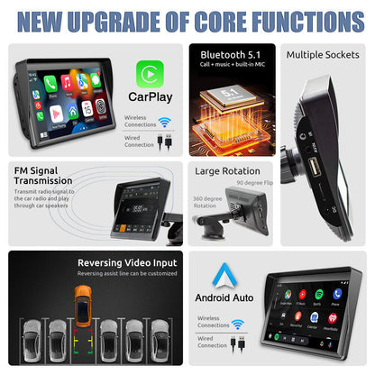 Apple Carplay and Android Auto Smart 7" screen