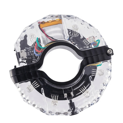 Colorful Bicycle Spoke Lights 300Mah LED Bicycle Wheel Hub Light USB Rechargeable Waterproof Safety Warning Decoration