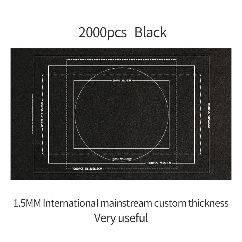 PuzzleMate™ Roll-Up Felt Mat – Portable Puzzle Storage for up to 3000 Pieces