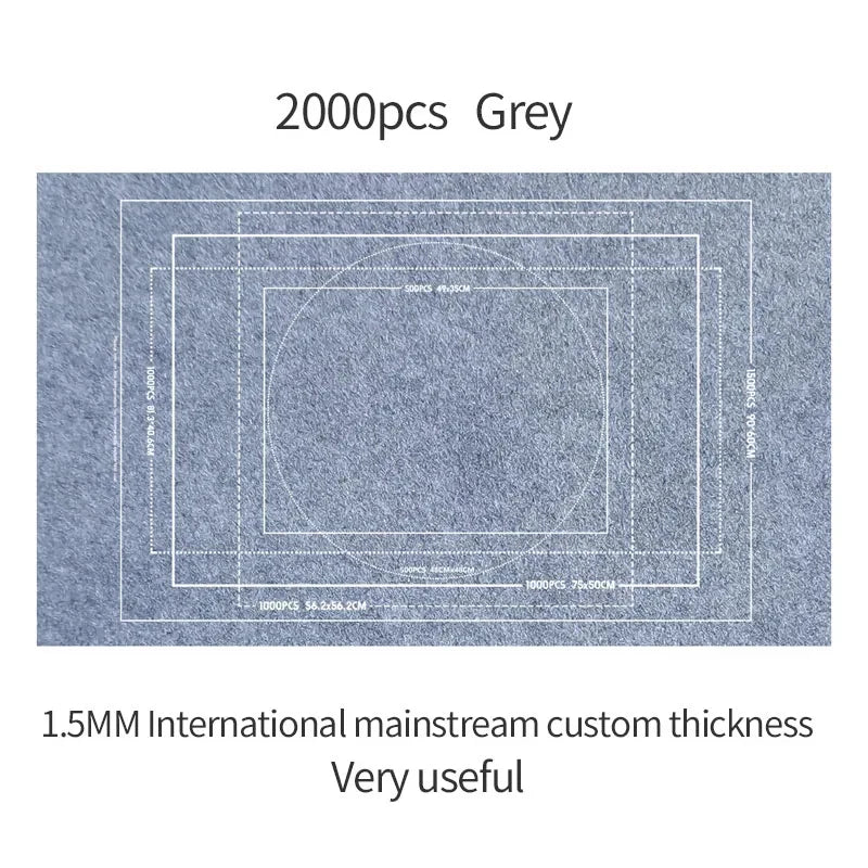 PuzzleMate™ Roll-Up Felt Mat – Portable Puzzle Storage for up to 3000 Pieces