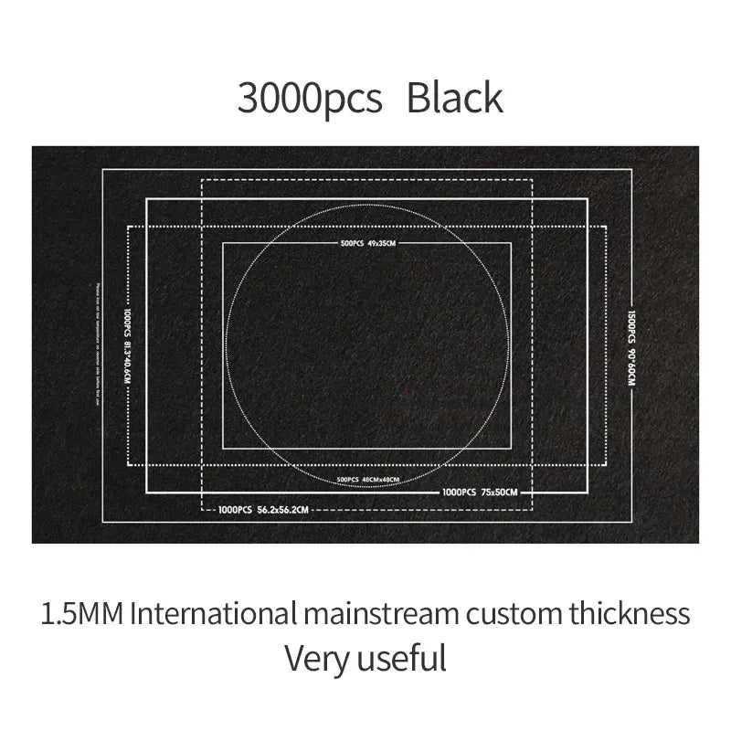 PuzzleMate™ Roll-Up Felt Mat – Portable Puzzle Storage for up to 3000 Pieces