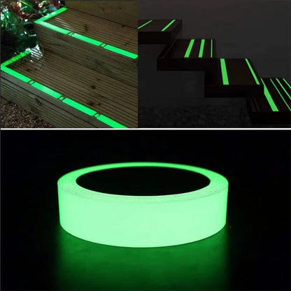 Luminous Fluorescent Night Self-Adhesive Glow in the Dark Sticker Tape Safety Security Home Decoration Warning Adhesive Tape