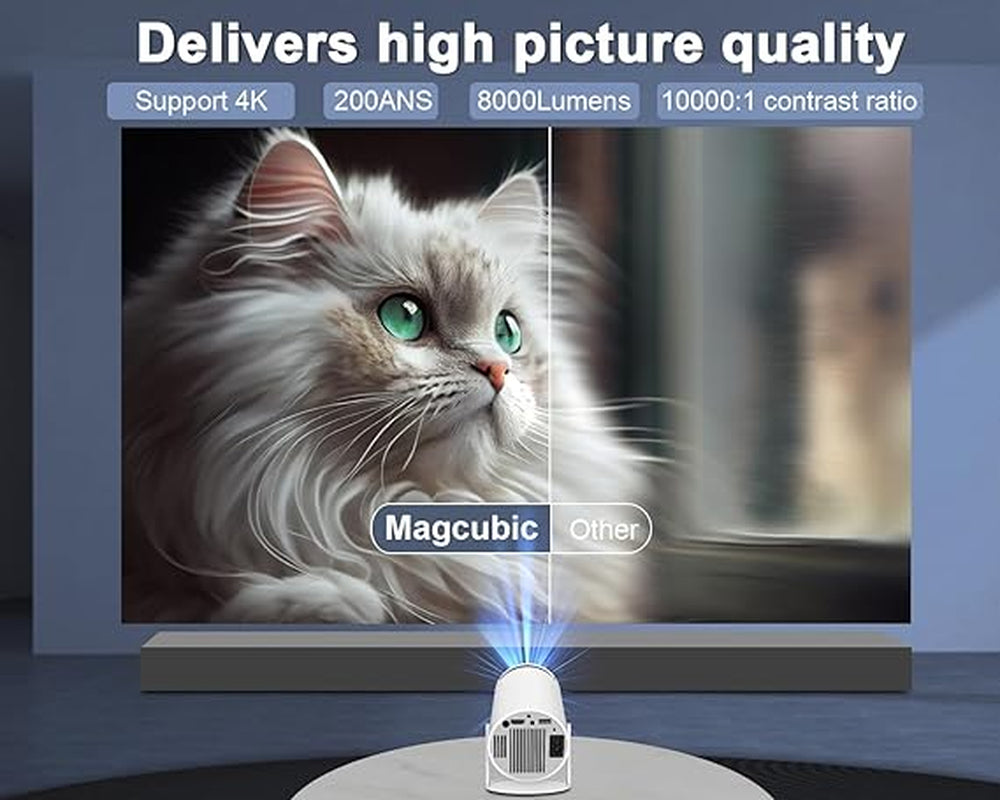 CineFlex 180° Smart Projector – Watch Anywhere, Anytime