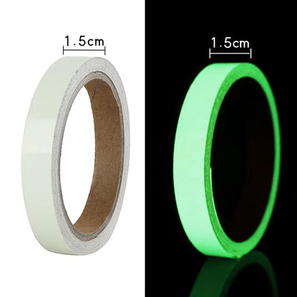 Luminous Fluorescent Night Self-Adhesive Glow in the Dark Sticker Tape Safety Security Home Decoration Warning Adhesive Tape