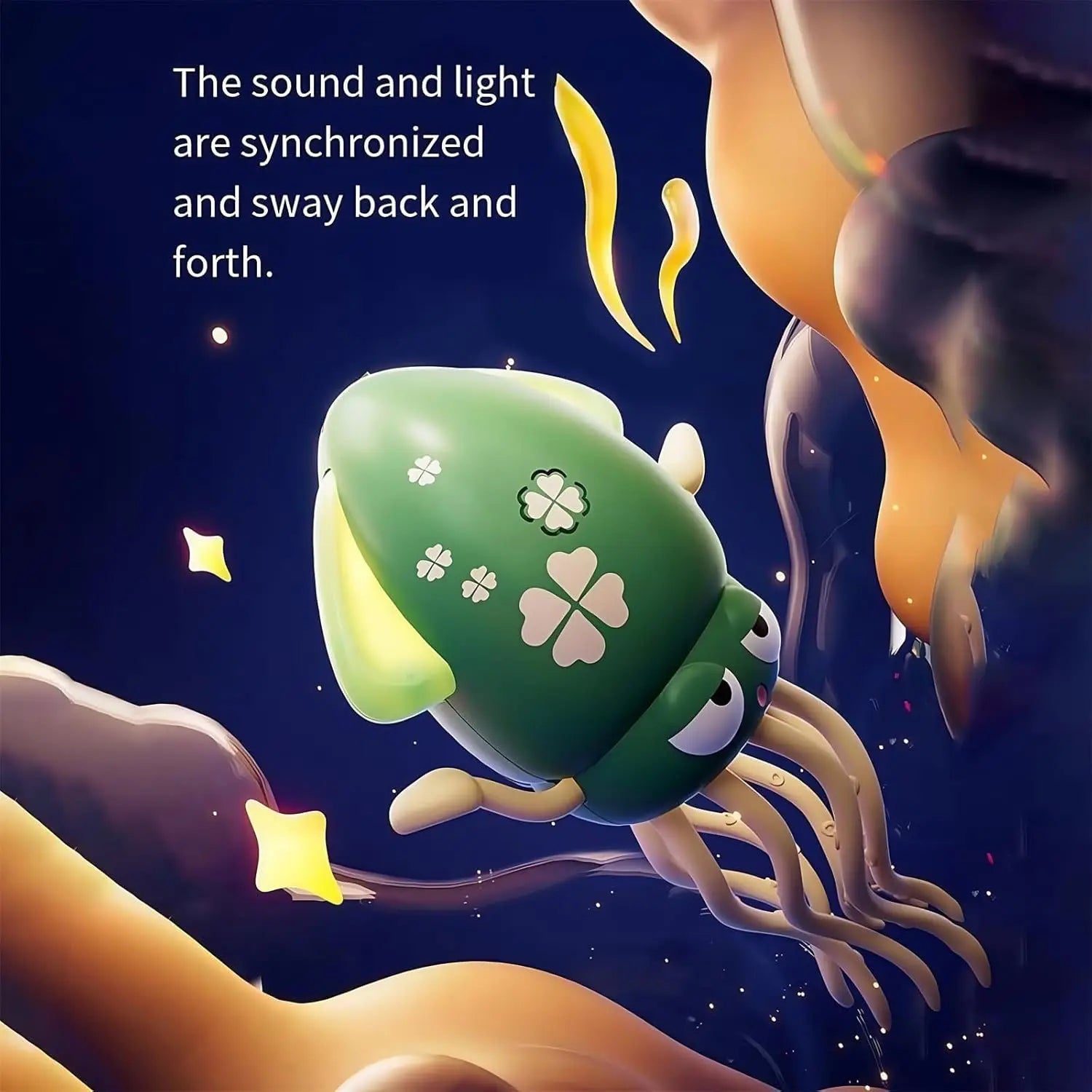 Electronic Dancing Octopus Auto-Avoid Crawling Octopus Dancing Animal Interactive Educational Sensory Toy Kid Birthday Gift