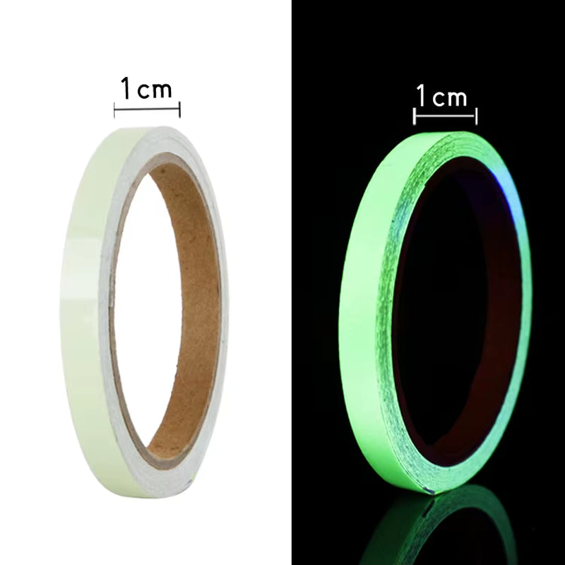 Luminous Fluorescent Night Self-Adhesive Glow in the Dark Sticker Tape Safety Security Home Decoration Warning Adhesive Tape
