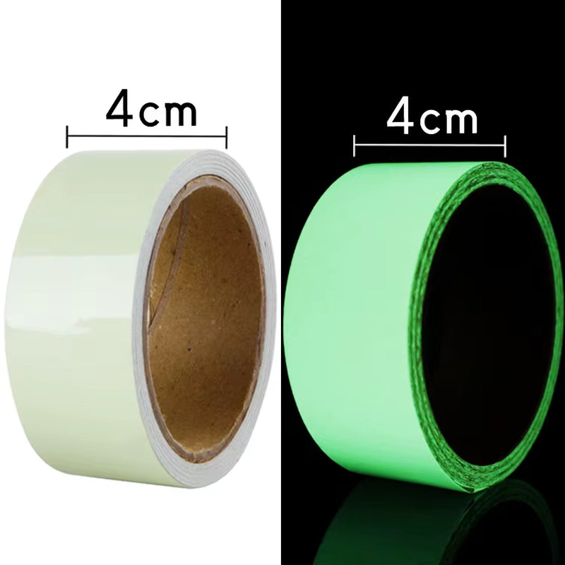 Luminous Fluorescent Night Self-Adhesive Glow in the Dark Sticker Tape Safety Security Home Decoration Warning Adhesive Tape